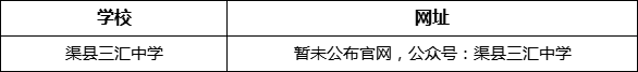 達(dá)州市渠縣三匯中學(xué)網(wǎng)址是什么？