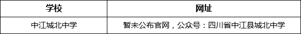 德陽市中江城北中學網(wǎng)址是什么？