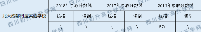 2020北大成都附屬實驗學(xué)校錄取線是否有調(diào)整？